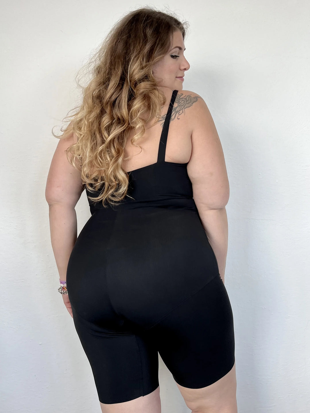 Tutina modellante IRINA - doppio Sculpt Nero
