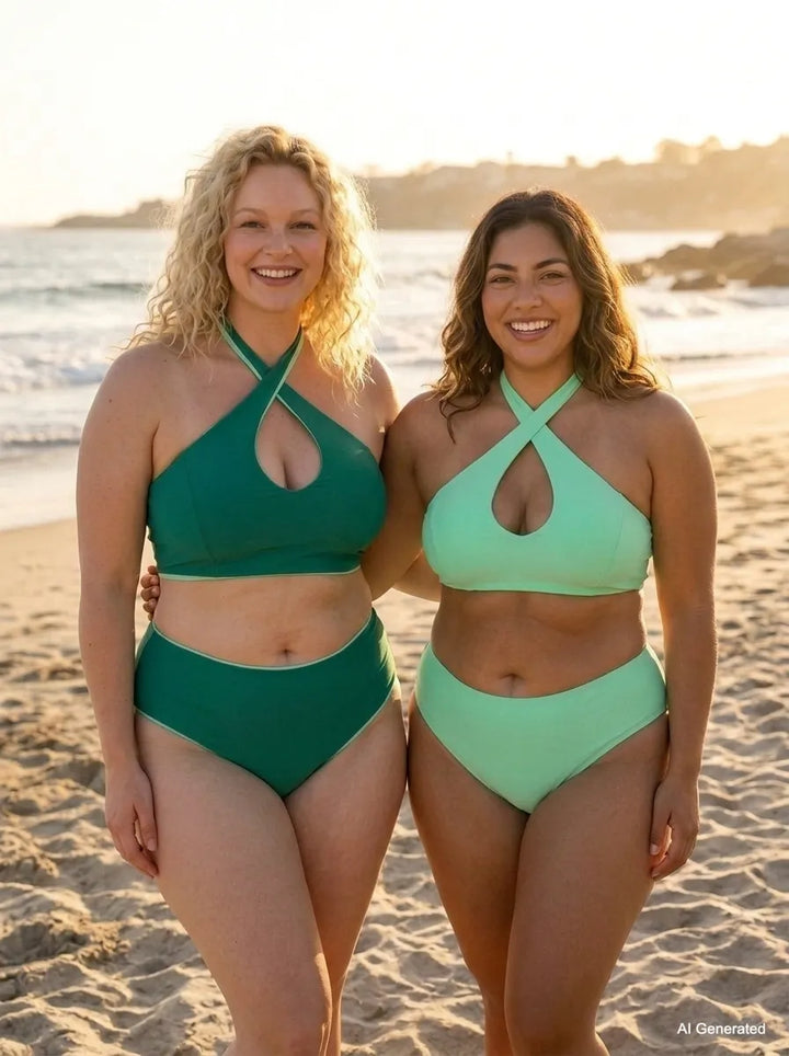 Reggiseno AISHA 3 in 1 - Emerald / Mint