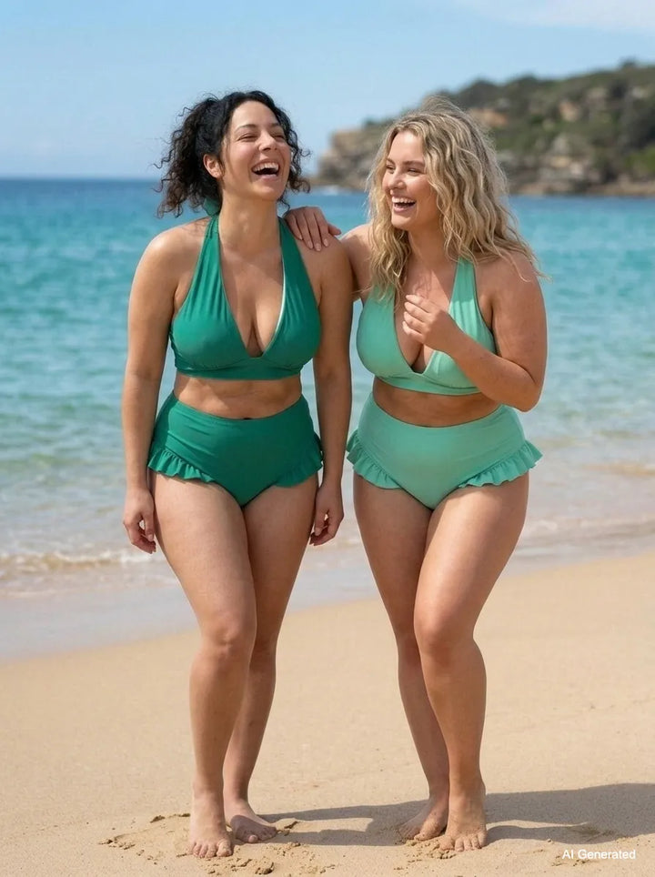 Reggiseno WOW Reversibile - Emerald / Mint