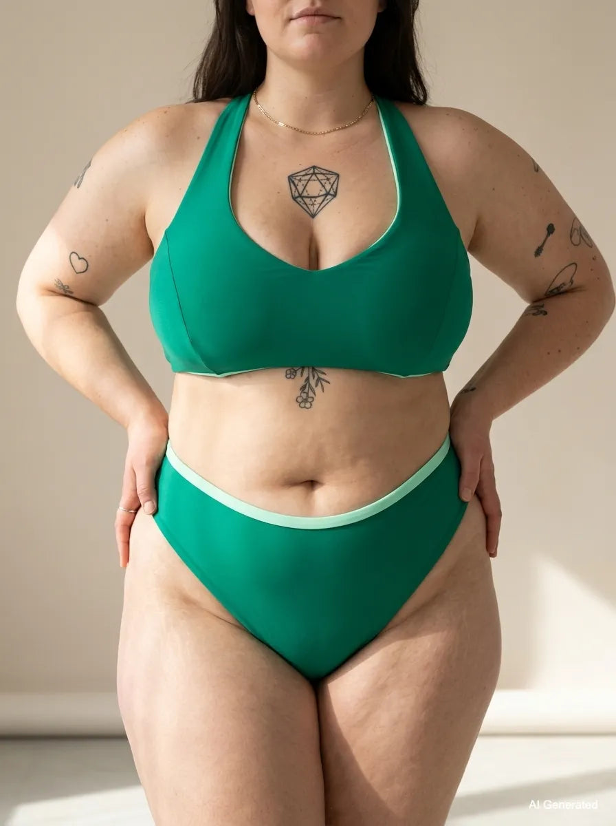 Reggiseno AISHA 3 in 1 - Emerald / Mint