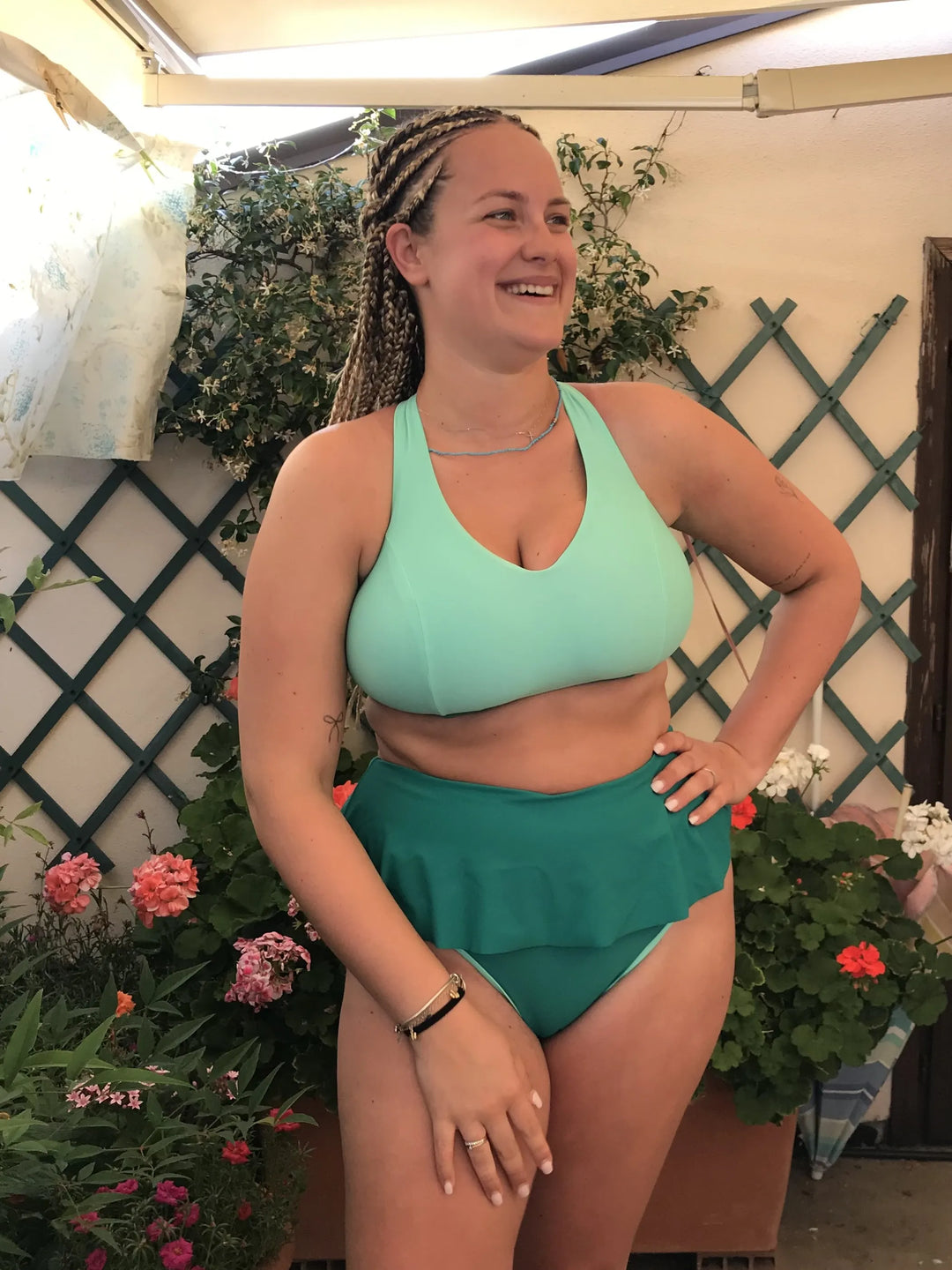 Slip BONBON Reversibile – Emerald / Mint