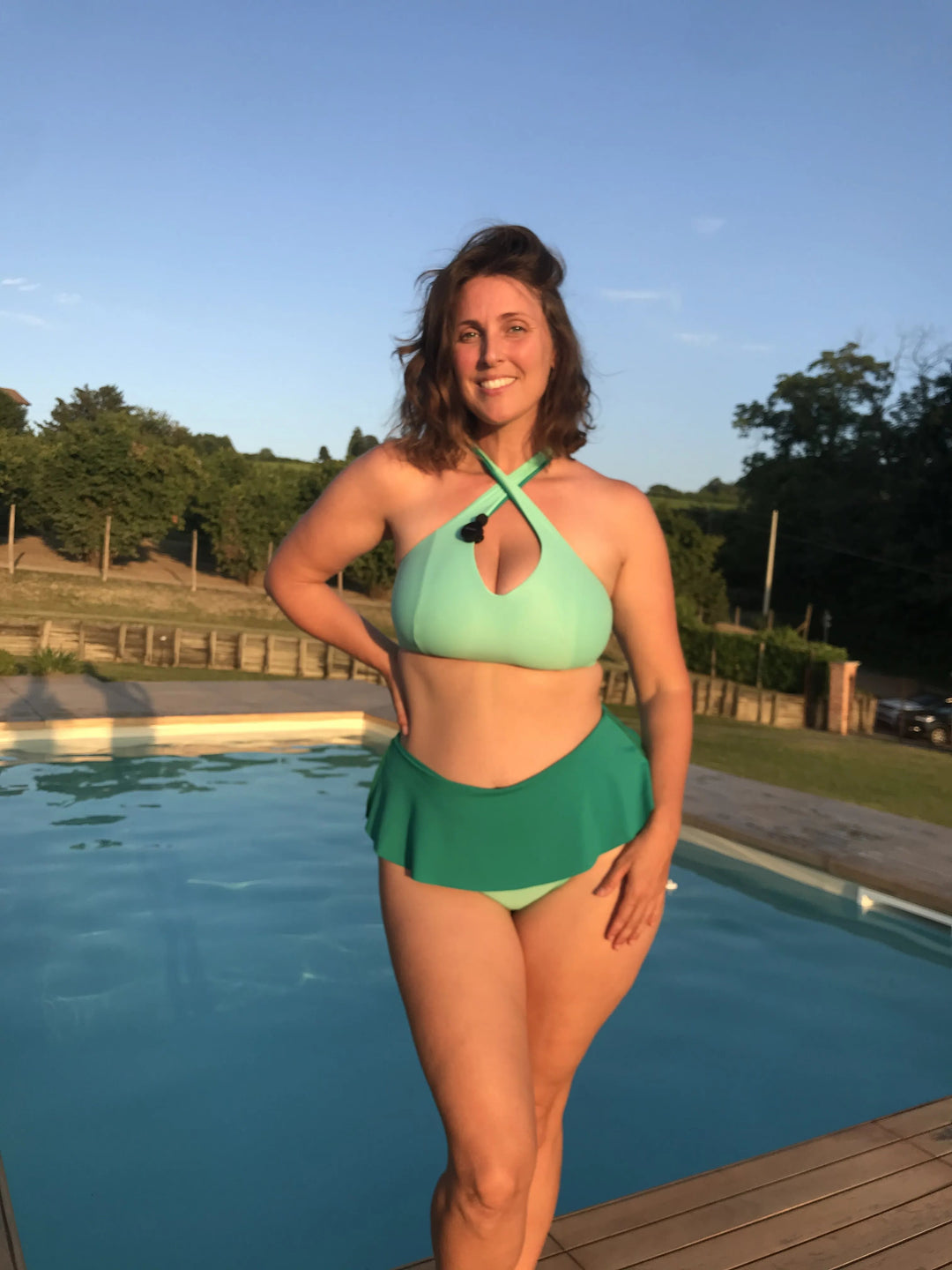 Reggiseno AISHA 3 in 1 - Emerald / Mint