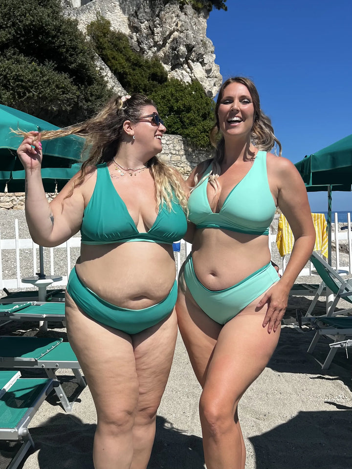 Reggiseno WOW Reversibile - Emerald / Mint