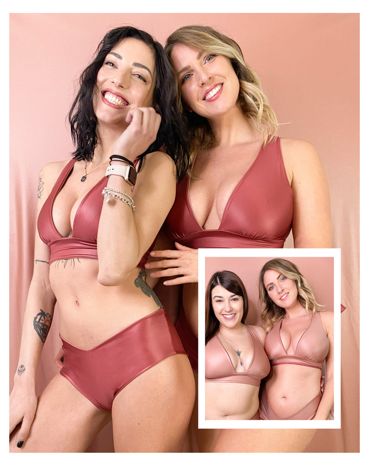 WOW Reggiseno - ROSA Profondo / Cipria
